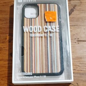 Cove Skateboard Wood Case for iPhone 11/XR - Multicolor Stripes